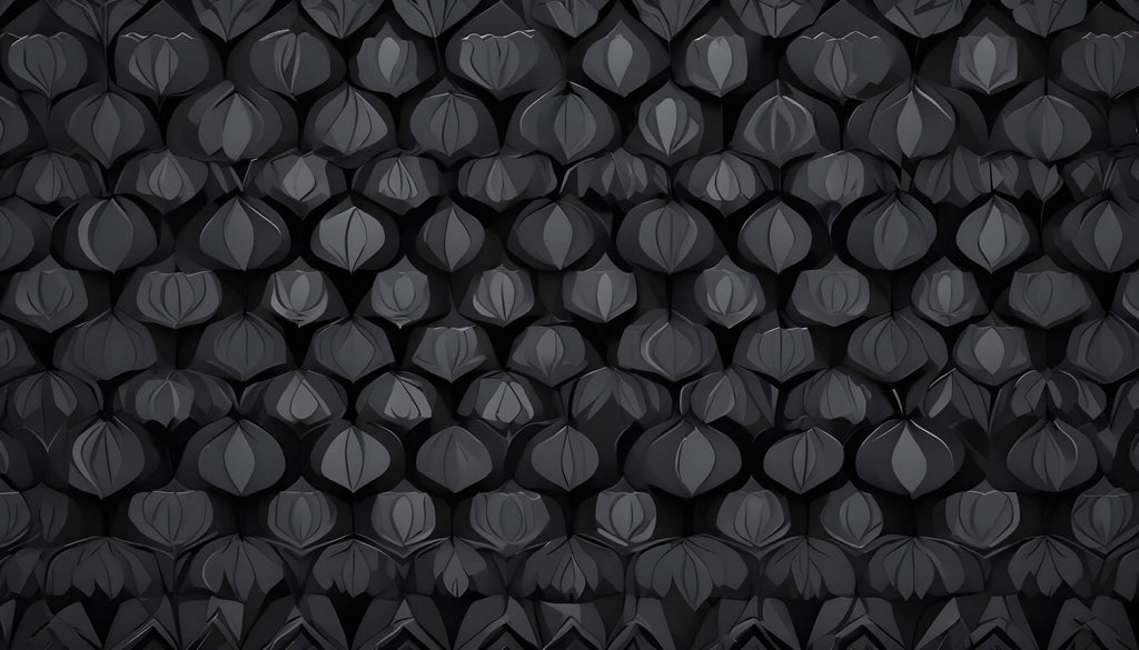 Black Art Deco geometric pattern design file showing intricate details and repeating elements