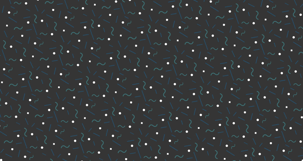Geometric pattern design file showing blue and black abstract shapes on white background