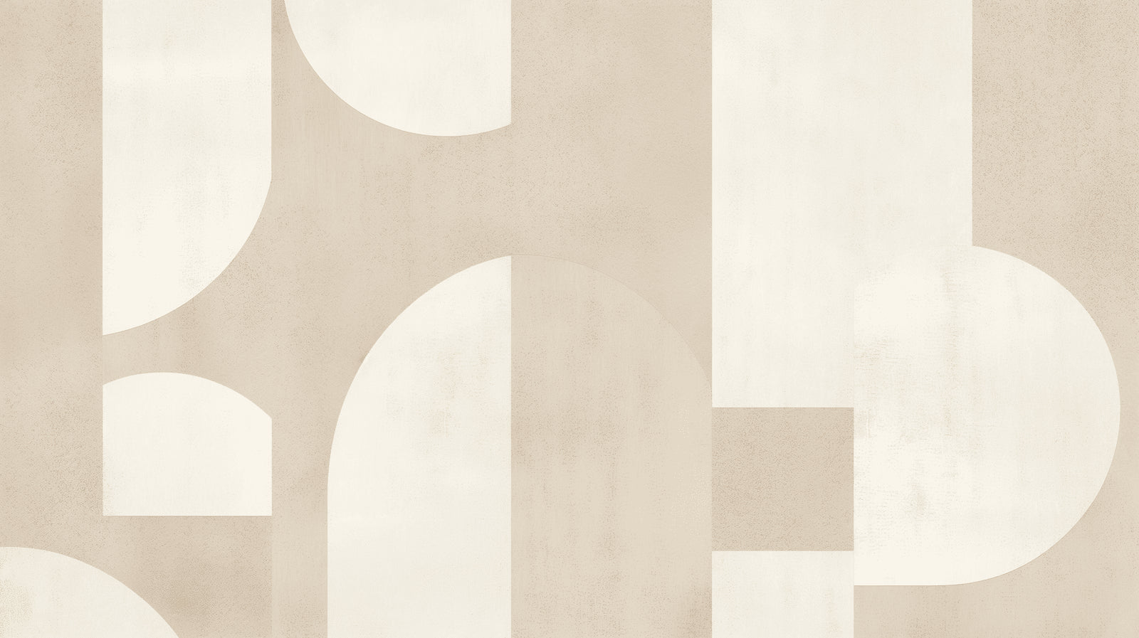 Modern geometric wallpaper styling in minimalist bedroom with natural light