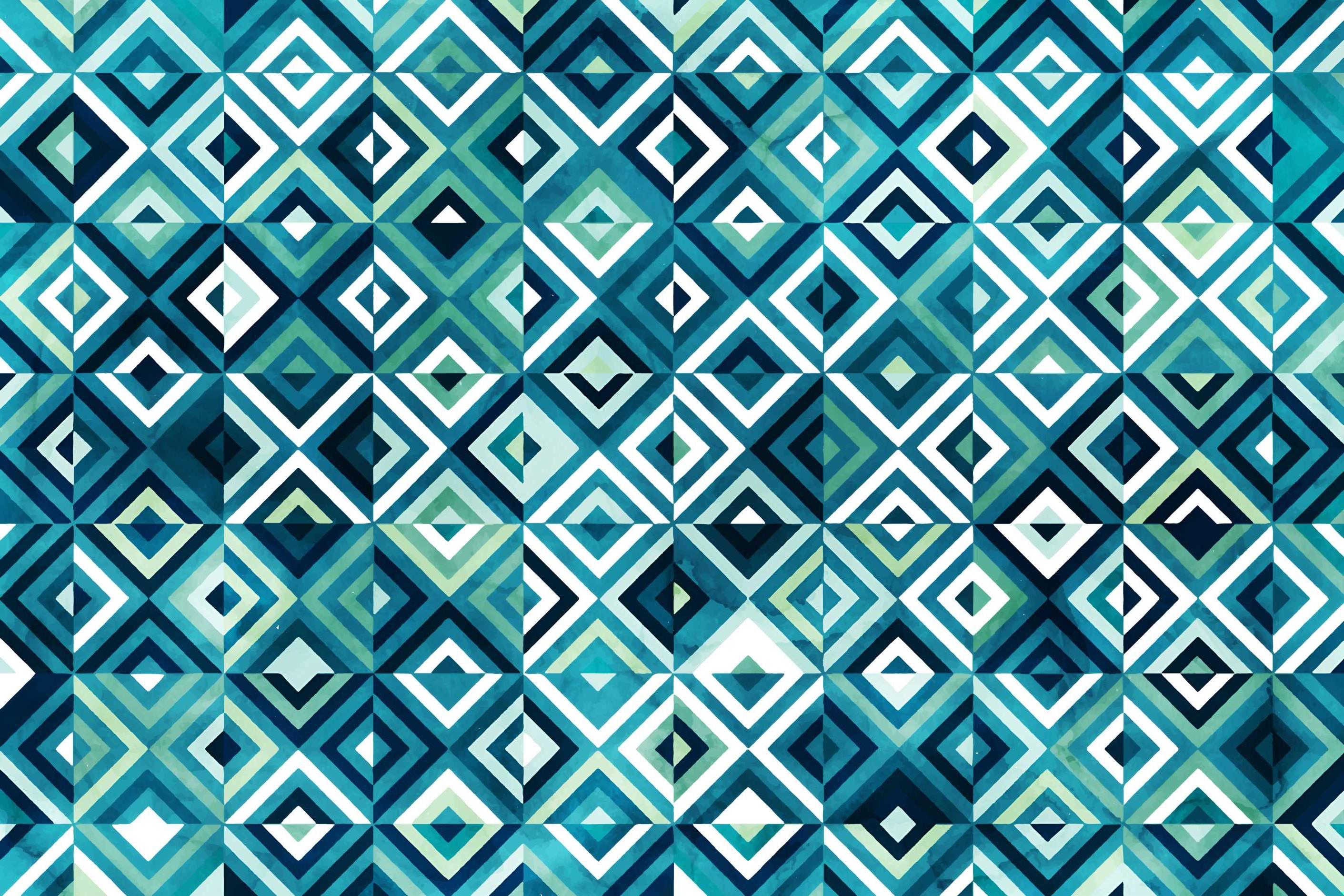 Geometric blue diamond pattern wallpaper design file showing intricate detail and color variations