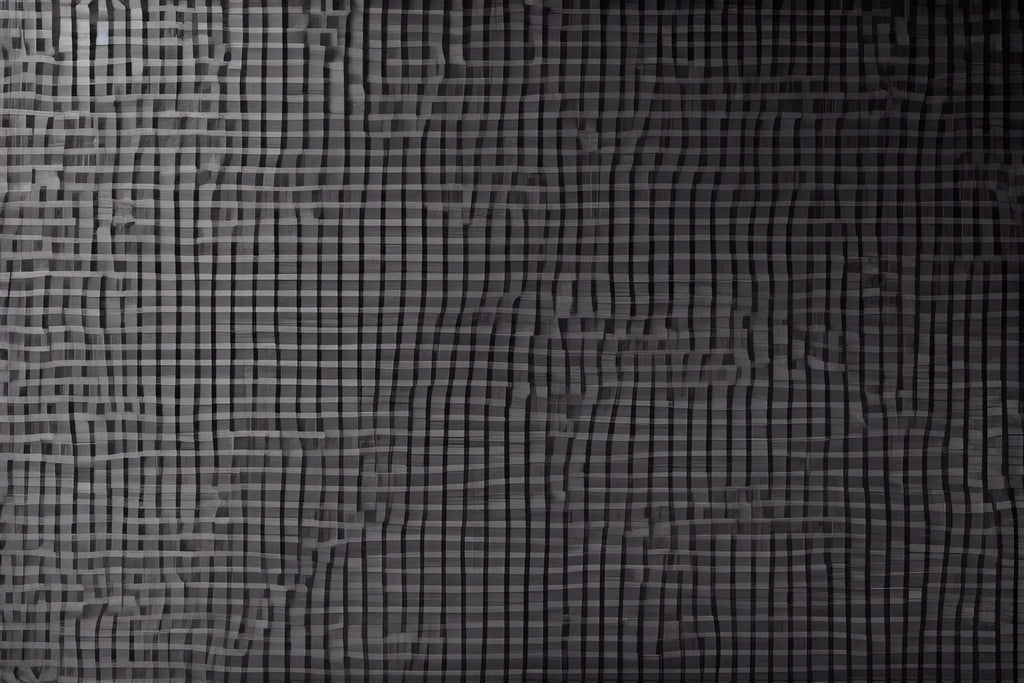Design file of modern grey geometric wallpaper showing detailed grid pattern