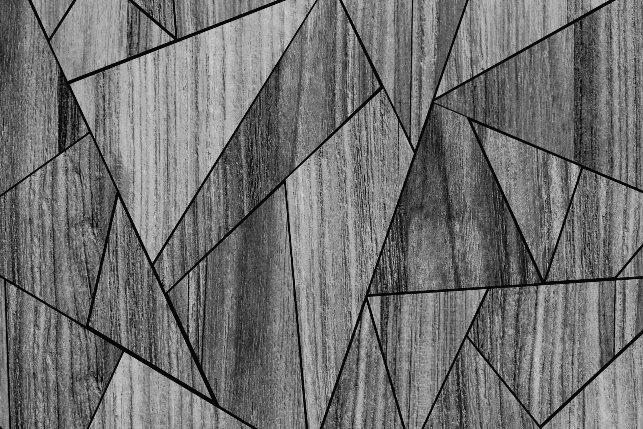 Geometric wood pattern design file showing detailed grey angular elements