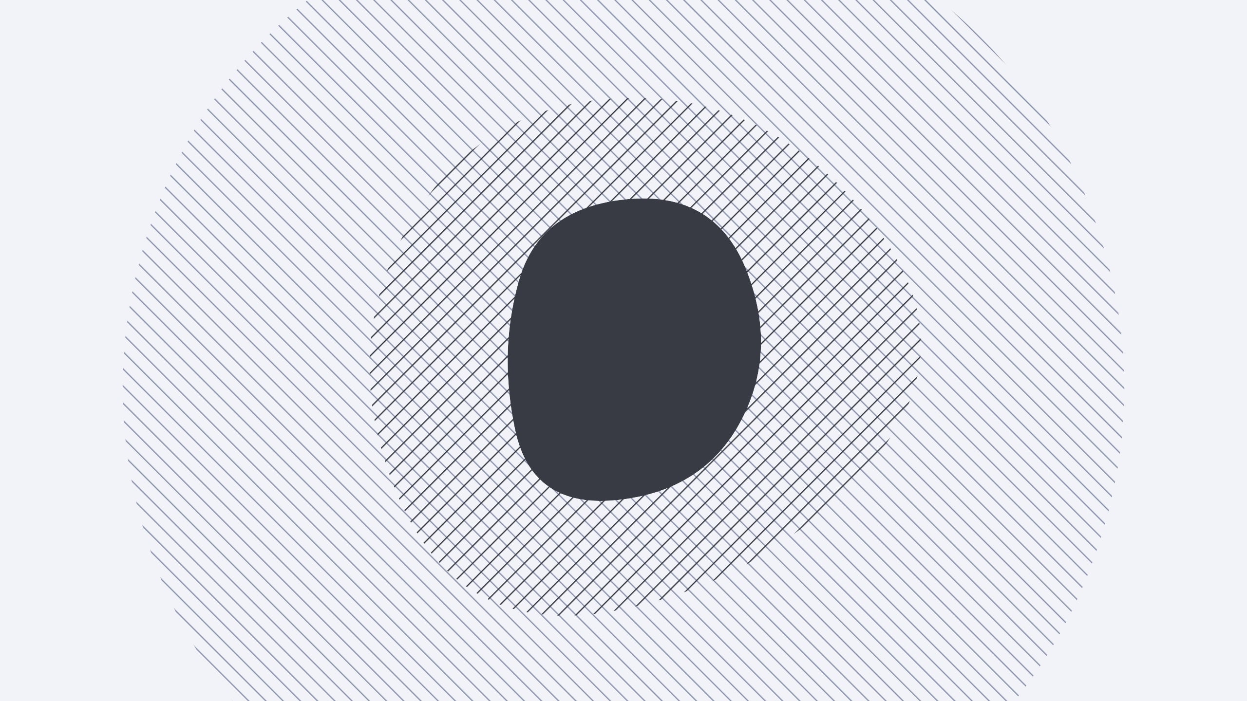 Geometric pattern design file showing precise linear elements and charcoal oval form