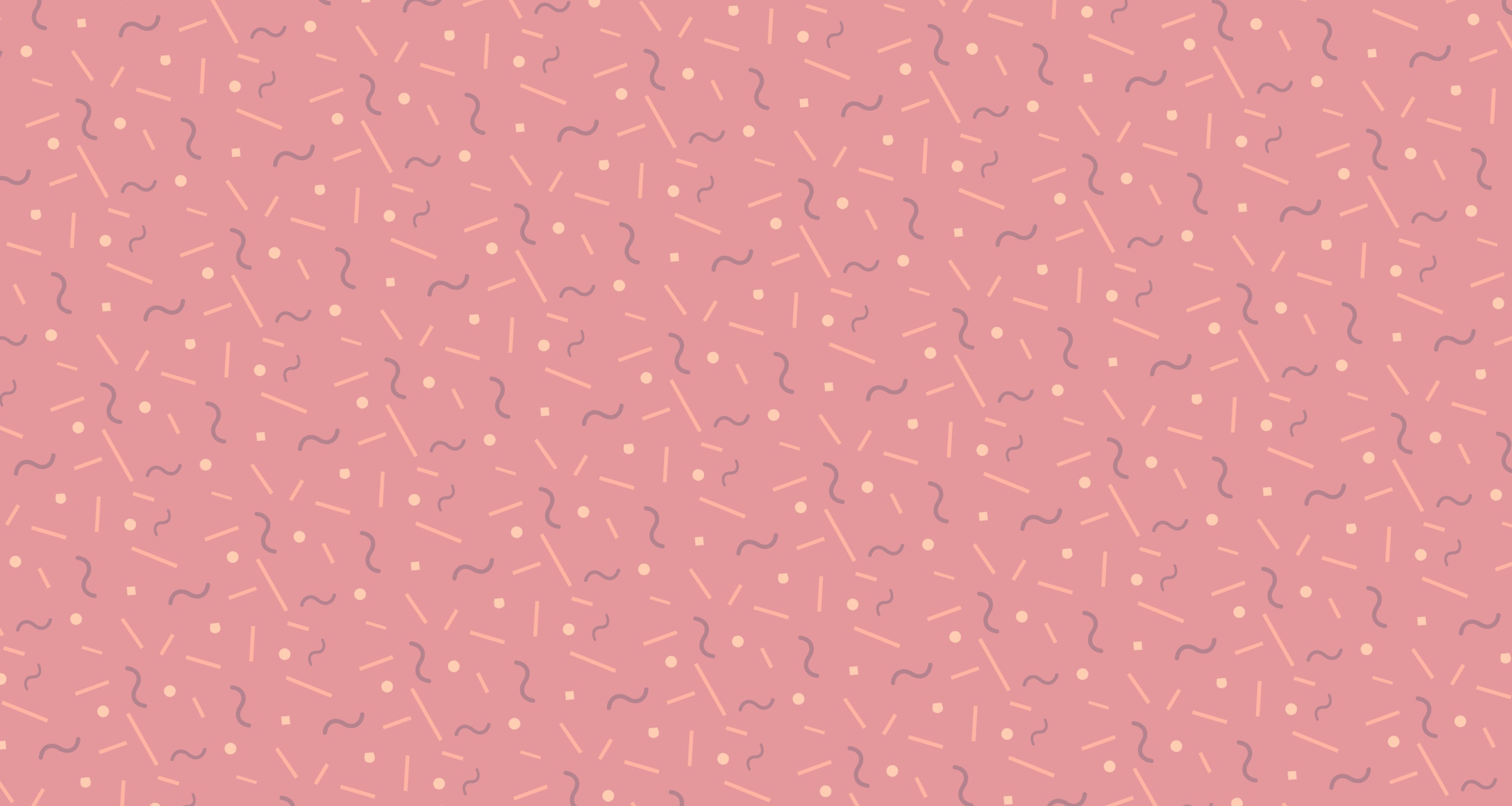 Pink Memphis pattern geometric wallpaper design file showing detailed pattern and color scheme