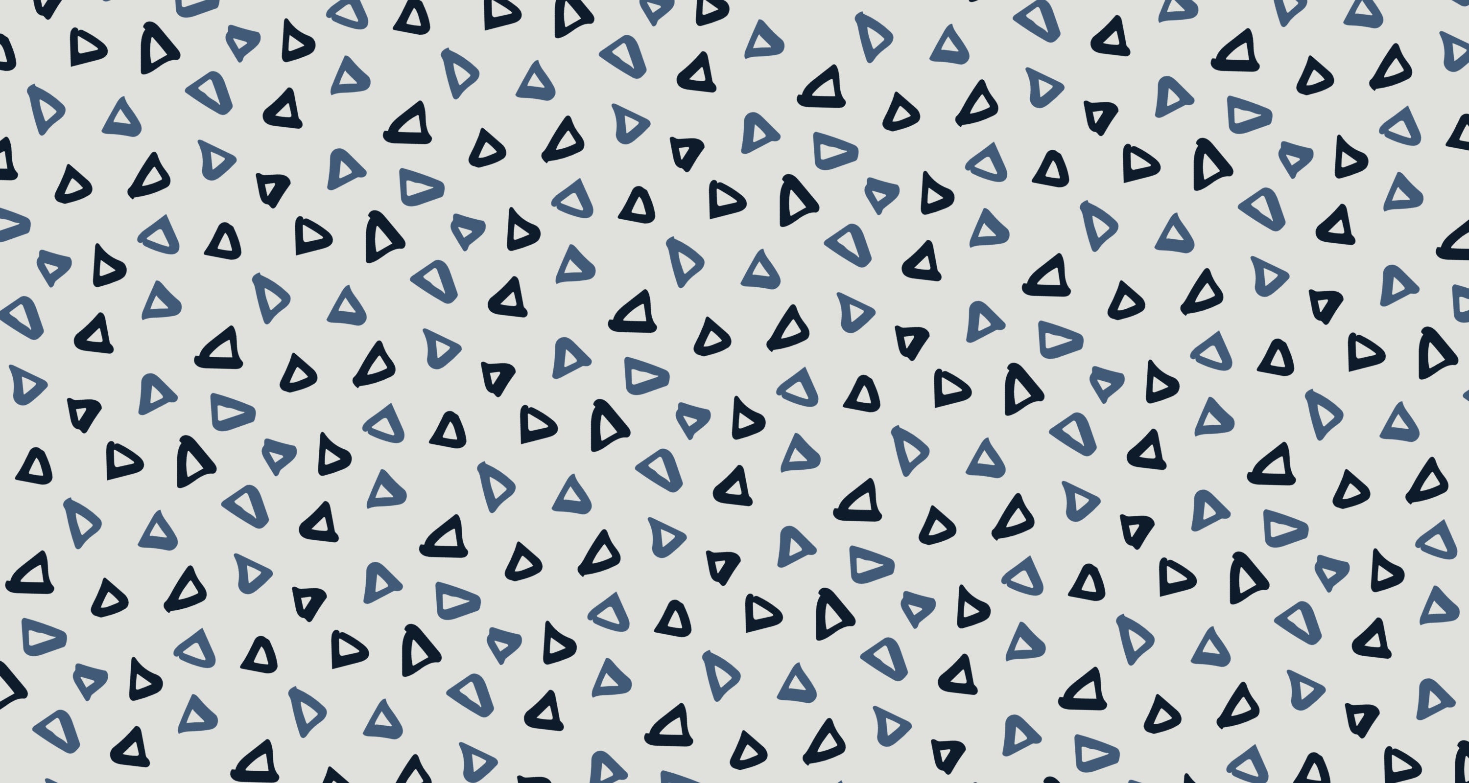 Blue geometric triangle pattern design file showing detailed pattern arrangement
