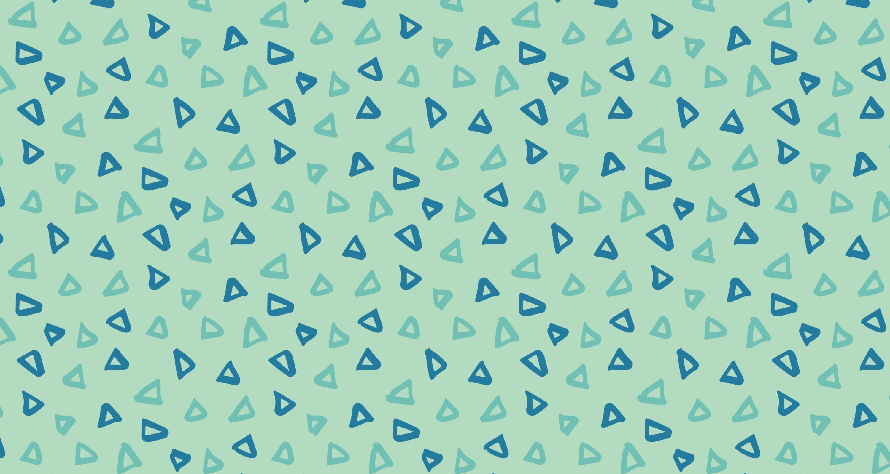 Mint green geometric wallpaper design file showing triangle pattern and color details