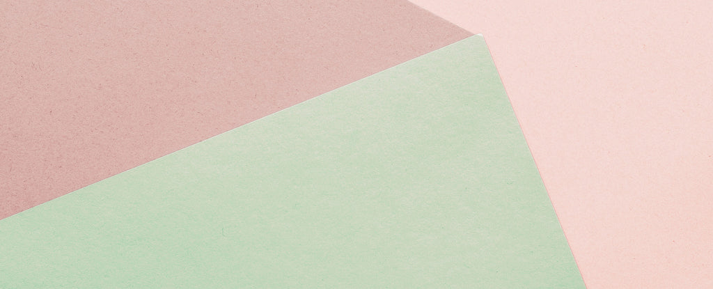 Geometric wallpaper design file showing detailed pink and mint pattern