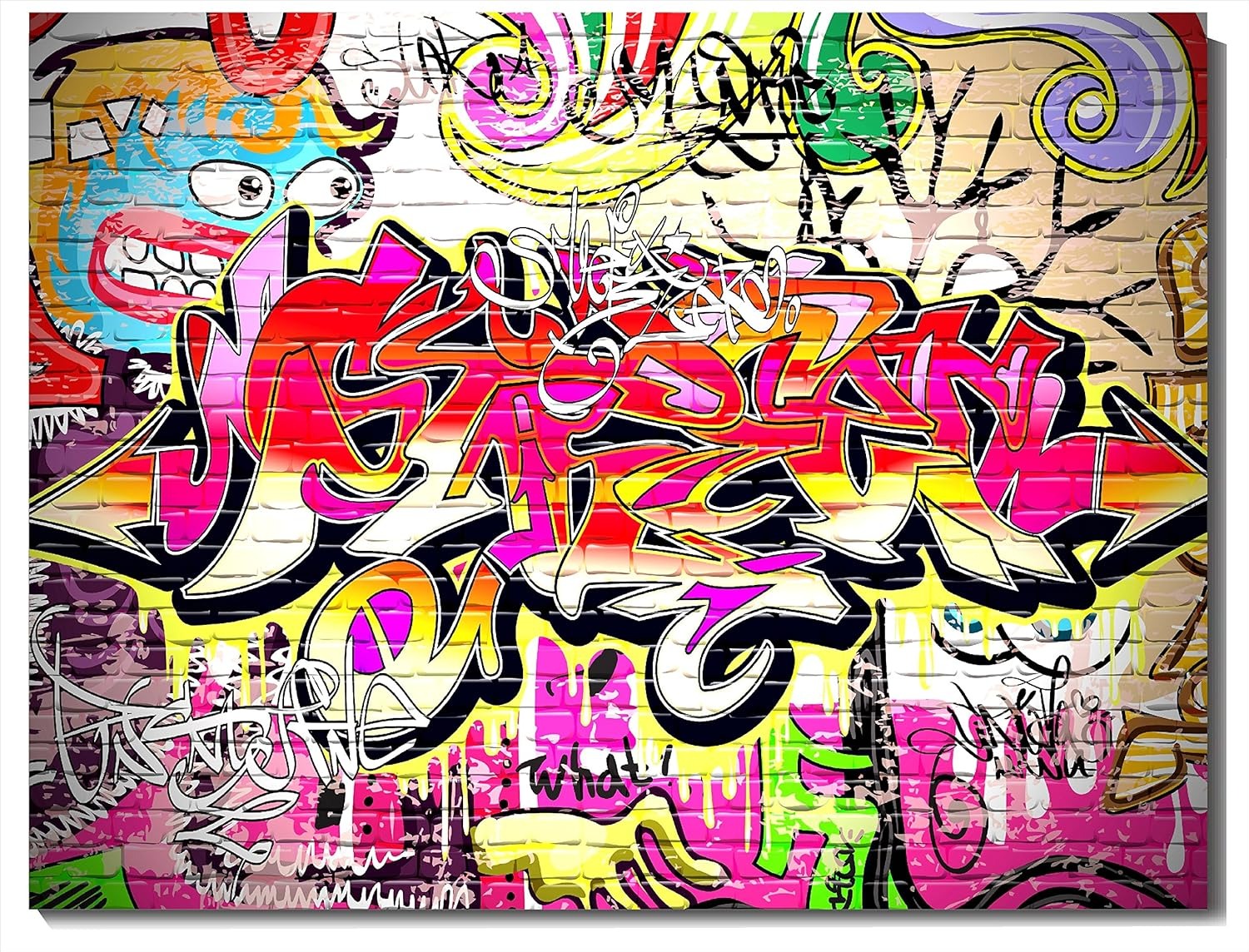 Graffiti Street Art design file showing vibrant colors and dynamic urban patterns