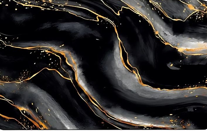 Black and gold marble wallpaper design file showing intricate veining pattern