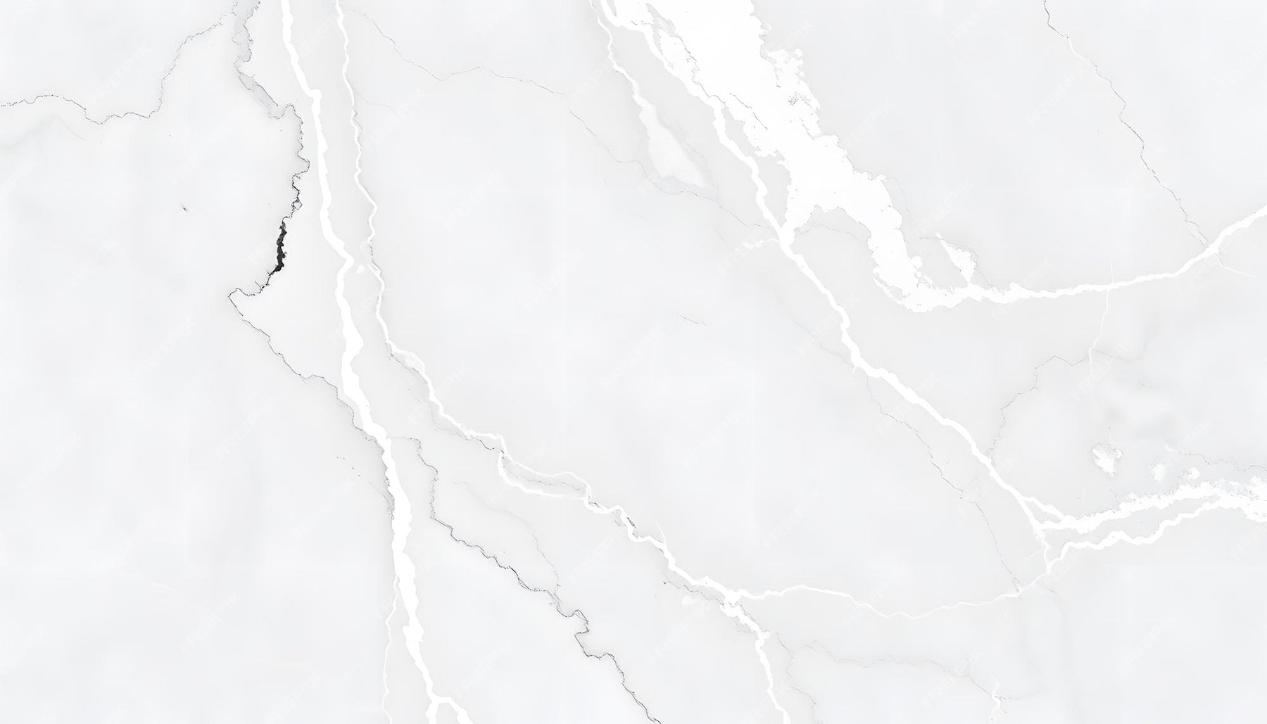 Design file of white marble wallpaper pattern showing intricate veining details and texture
