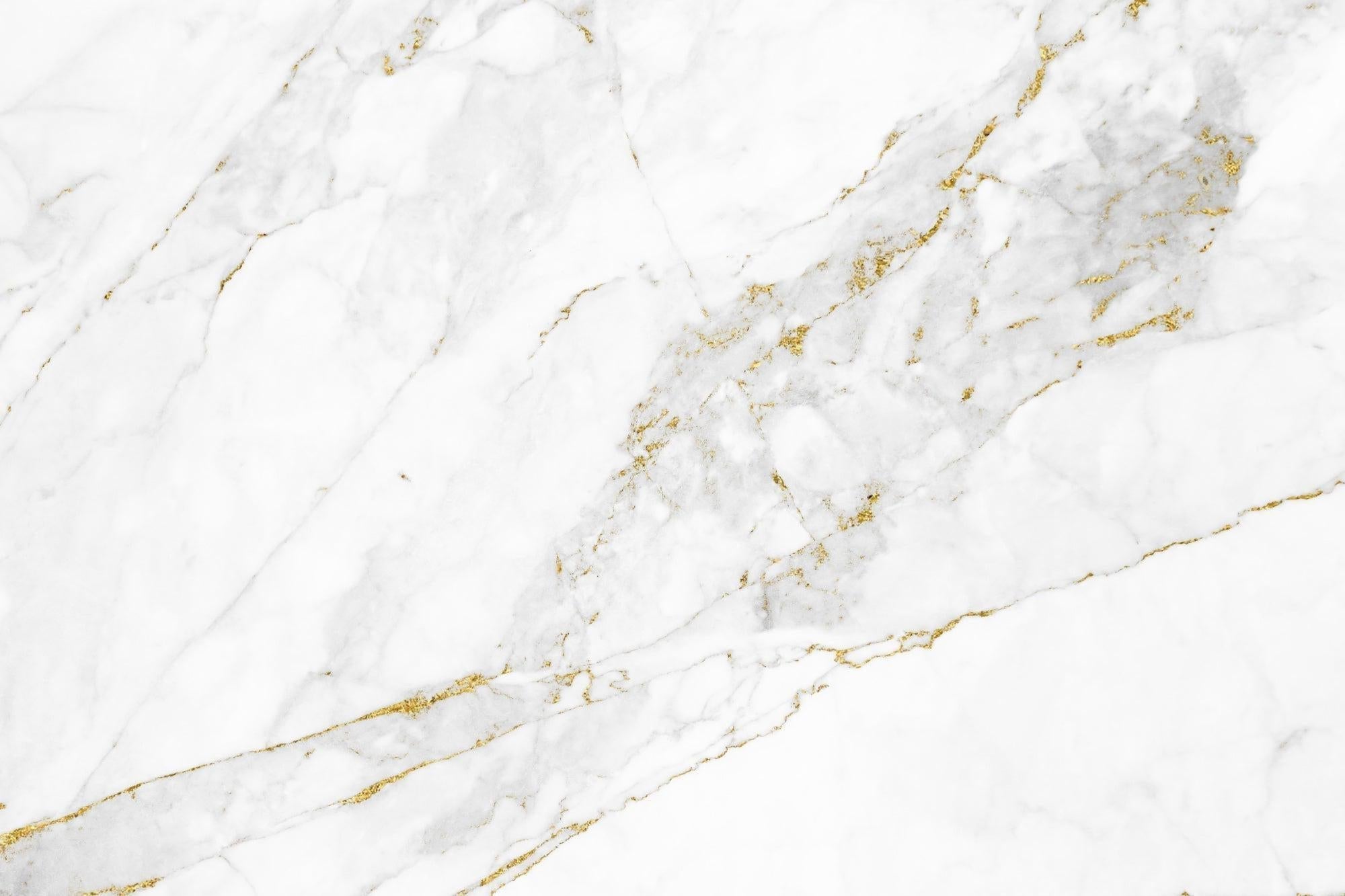 White and gold marble wallpaper design file showing detailed veining pattern