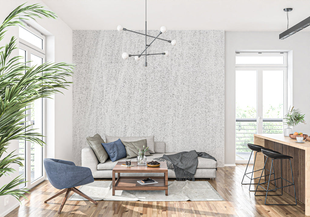 Contemporary speckled pattern in an entrance hallway setting