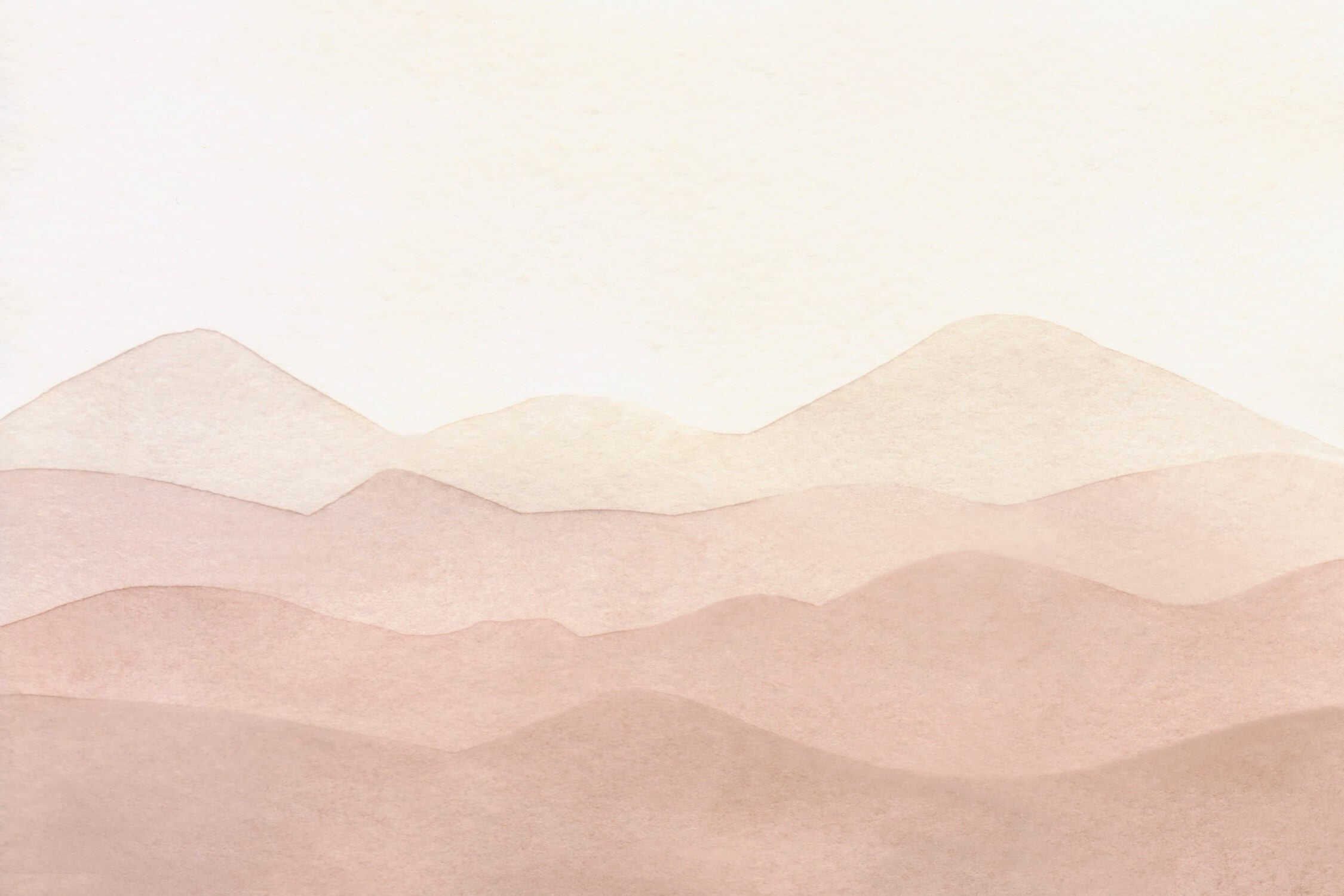 Mountain landscape wallpaper design file showing full pattern and neutral color palette