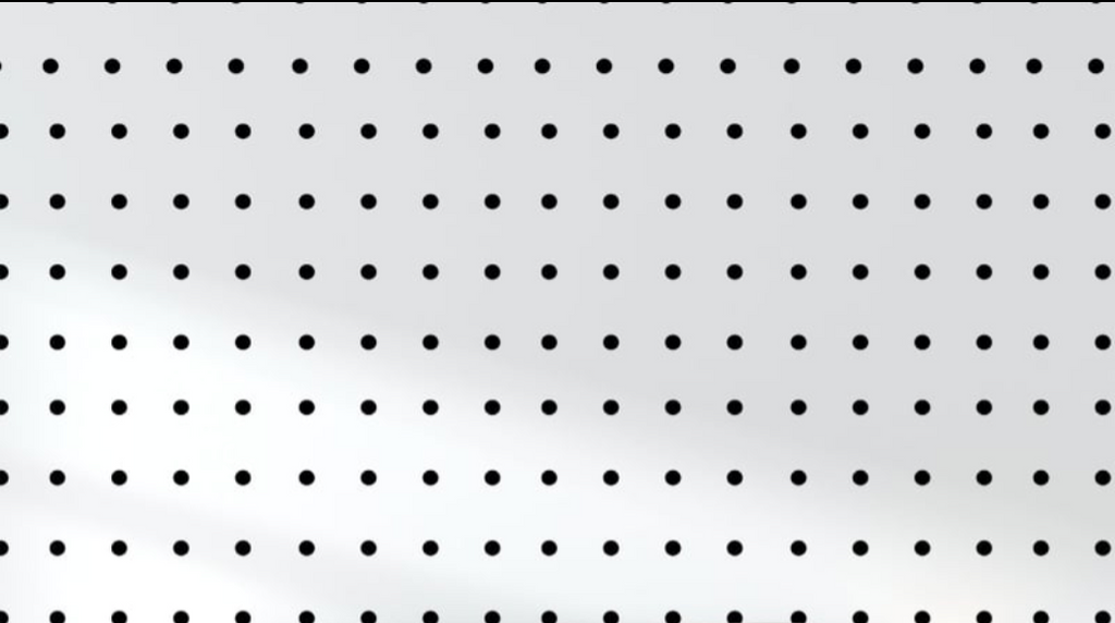 Black polka dots on white pattern design file showing precise dot spacing and scale