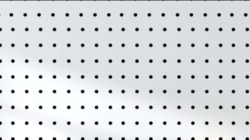 Black polka dots on white pattern design file showing precise dot spacing and scale