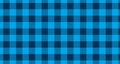 Blue Buffalo Check Wallpaper in a bright modern living room, showing pattern scale and light interaction