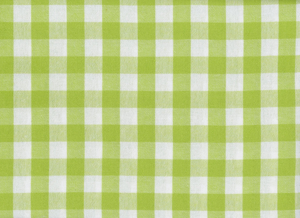 Green gingham check wallpaper design file showing pattern scale and detail