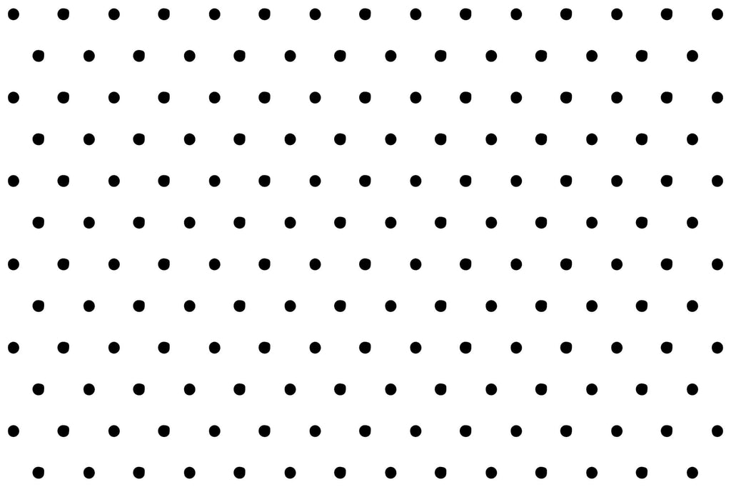Design file showing precise black and white polka dot pattern