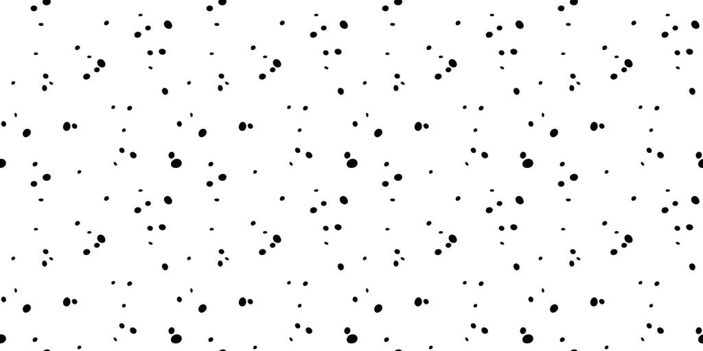 Black and white polka dot wallpaper design file showing scattered dot pattern