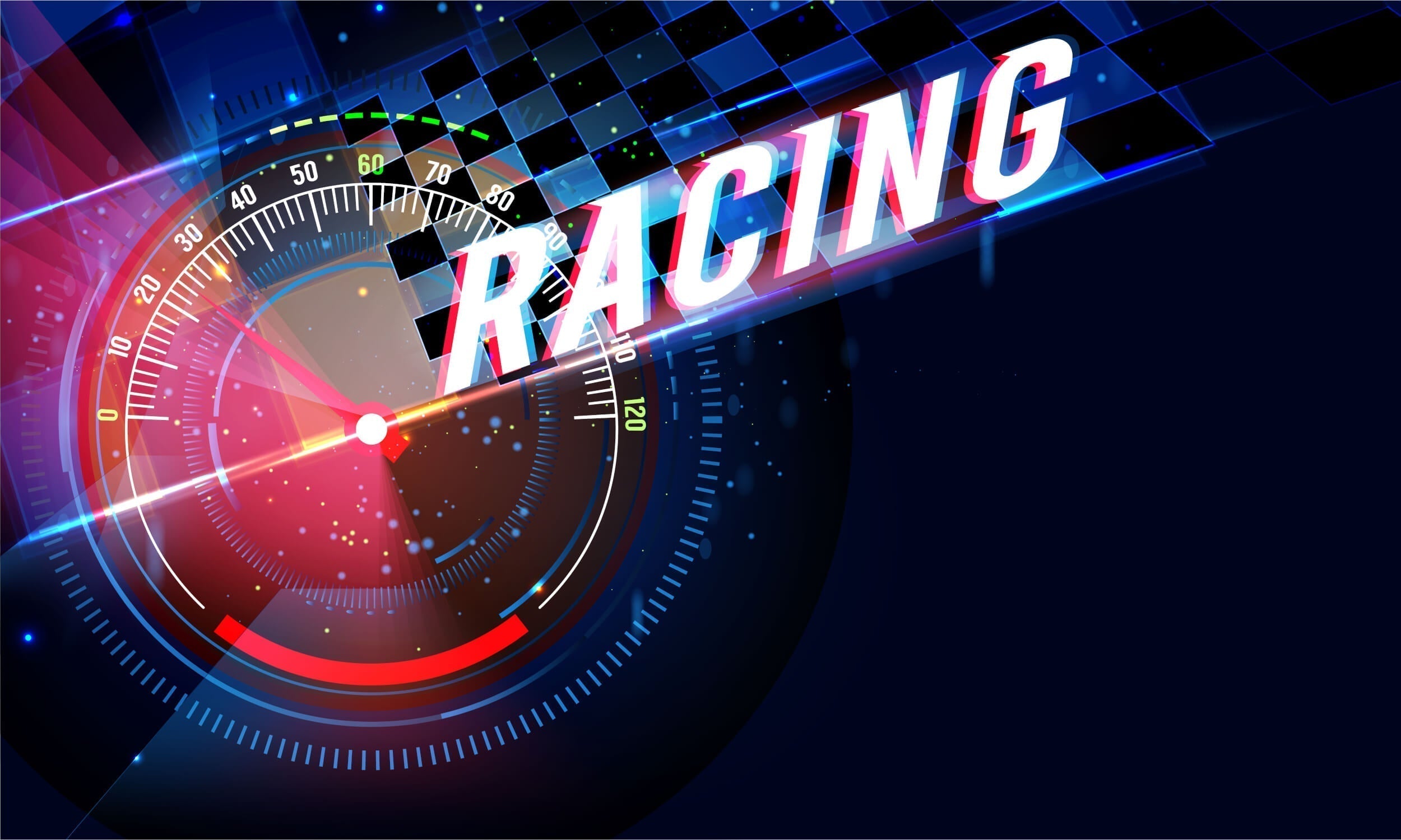 Racing car speedometer dashboard design file showing detailed pattern and rich colors