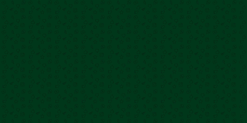Green social media pattern wallpaper design file showing detailed icon layout