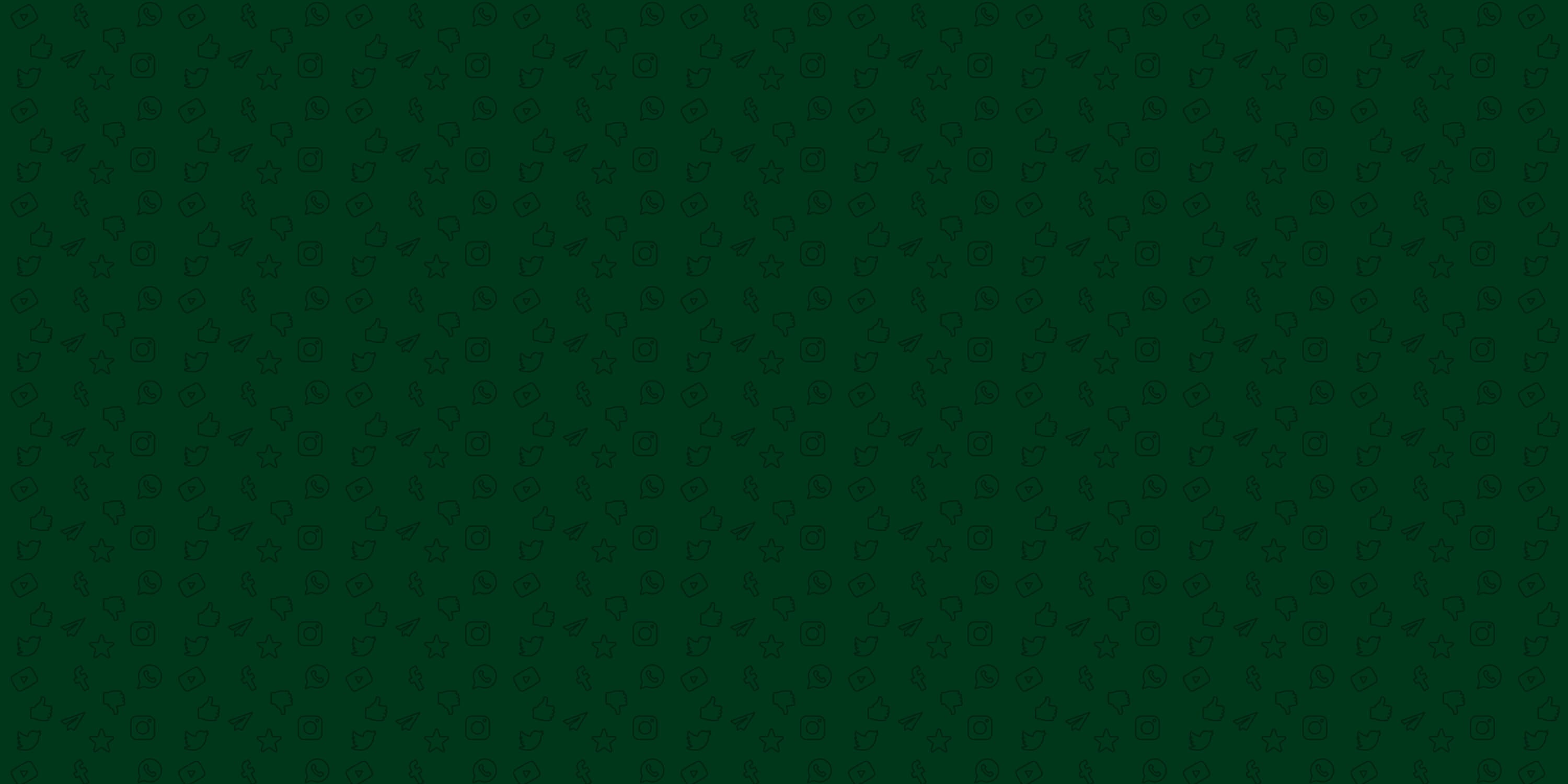 Green social media pattern wallpaper design file showing detailed icon layout