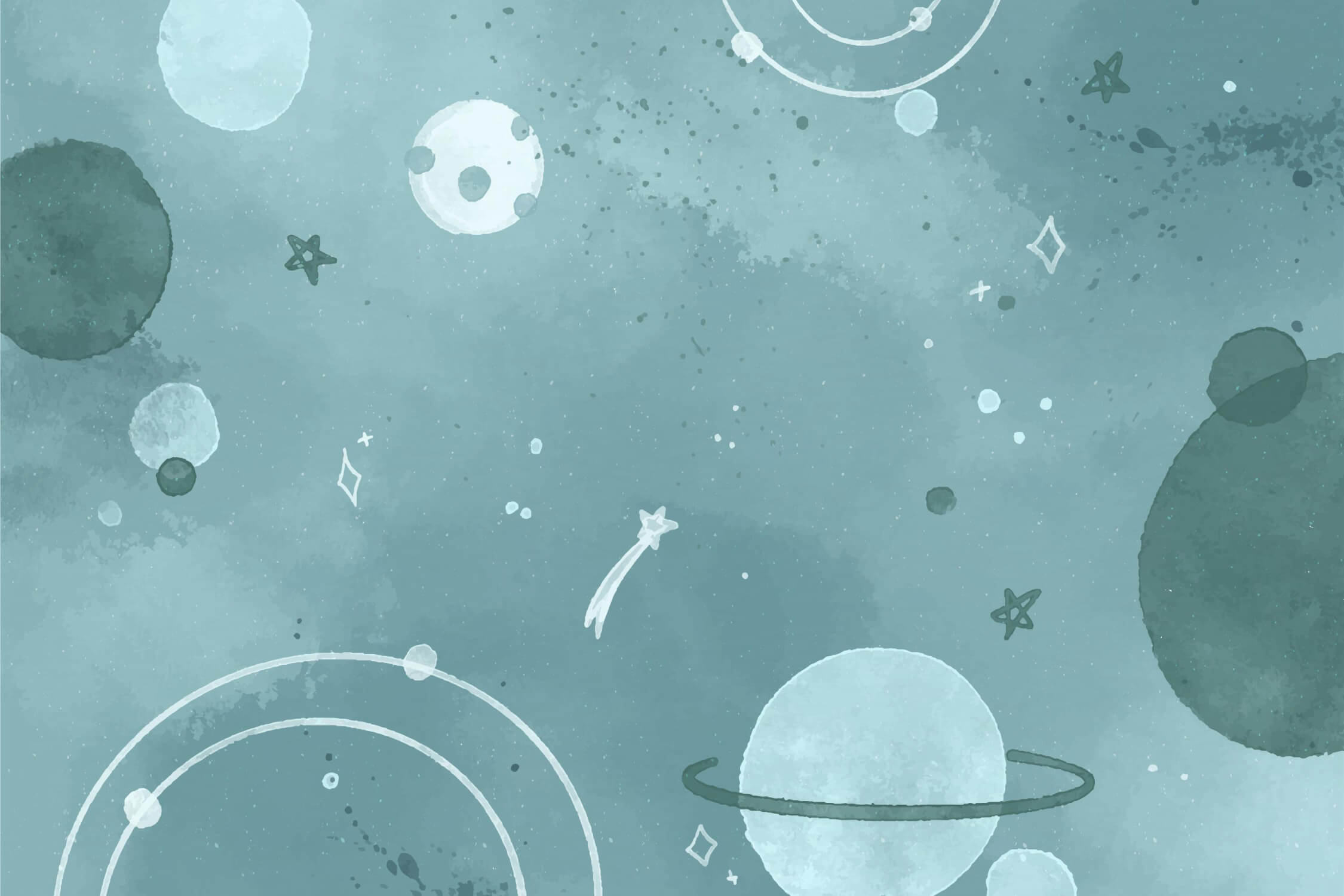 Space mural wallpaper design file showing detailed celestial pattern with stars and moons