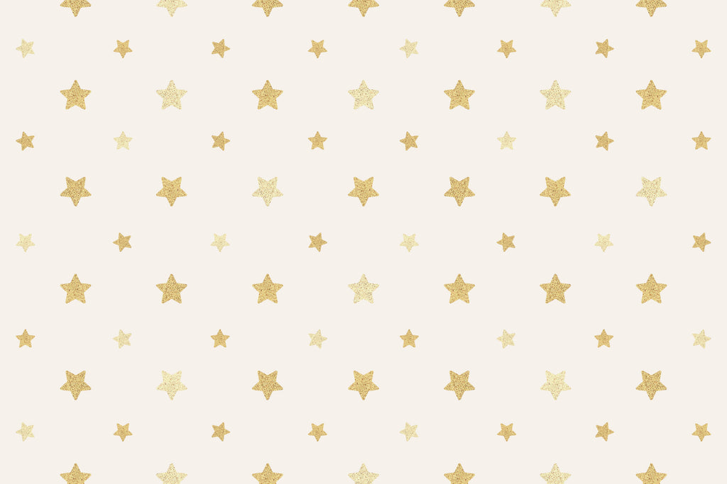 Design file showing detailed golden star pattern on beige background