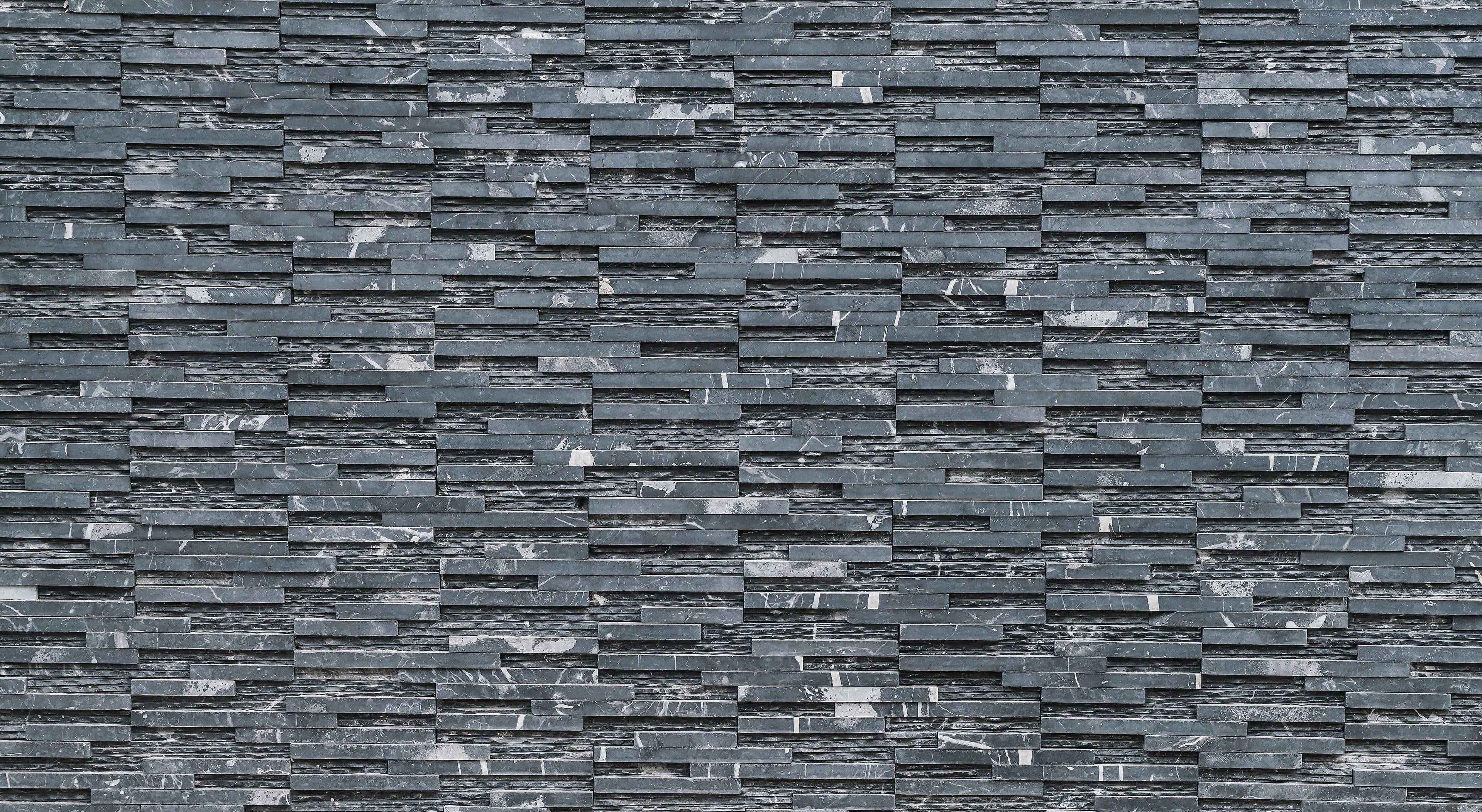 Stone wall mural design file showing detailed slate texture and pattern