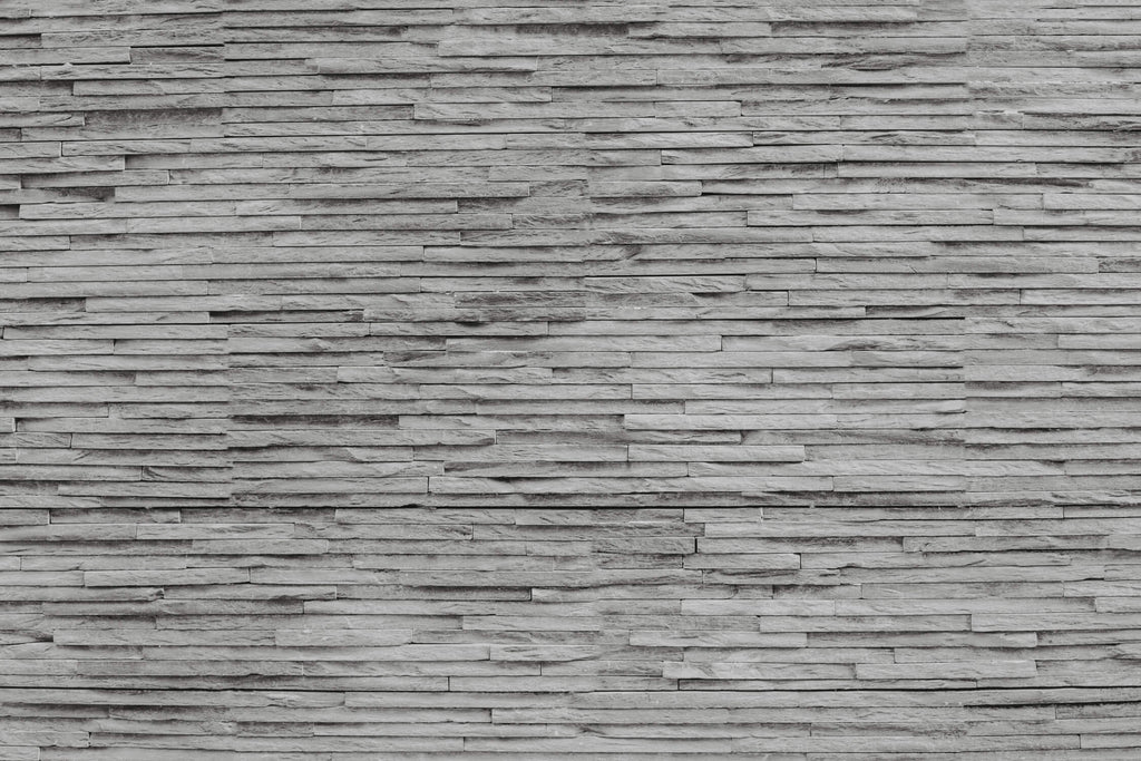 Stone effect wallpaper design file showing detailed grey slate pattern and texture