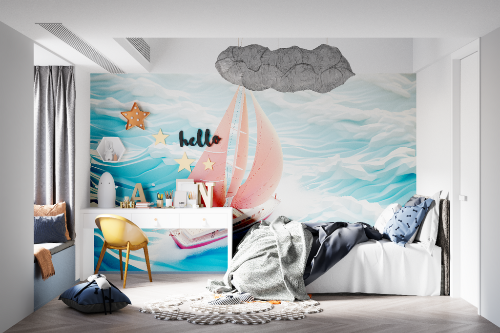 Gaming room featuring graffiti wall mural with dynamic street art designs