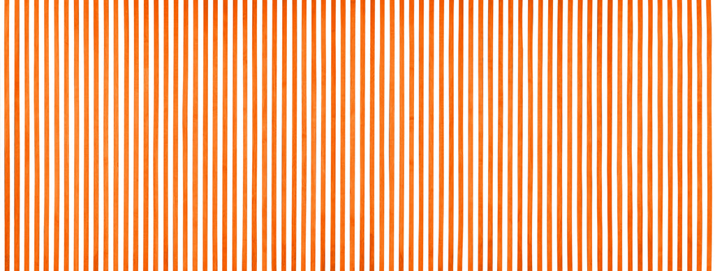 Design file showing crisp orange and white vertical stripe pattern