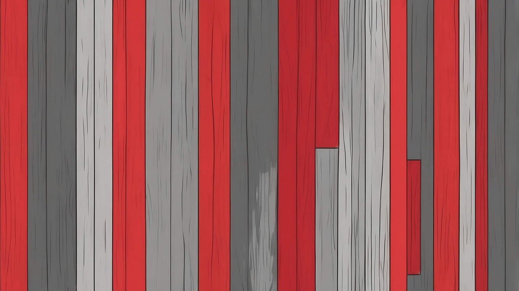 Red and grey striped wallpaper design file showing detailed wood grain pattern and texture