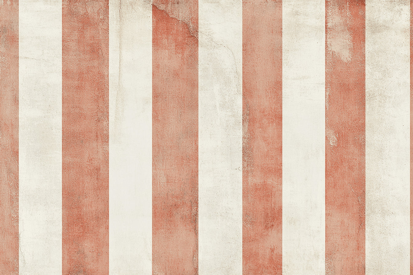Design file of vertical striped pattern in terracotta and cream