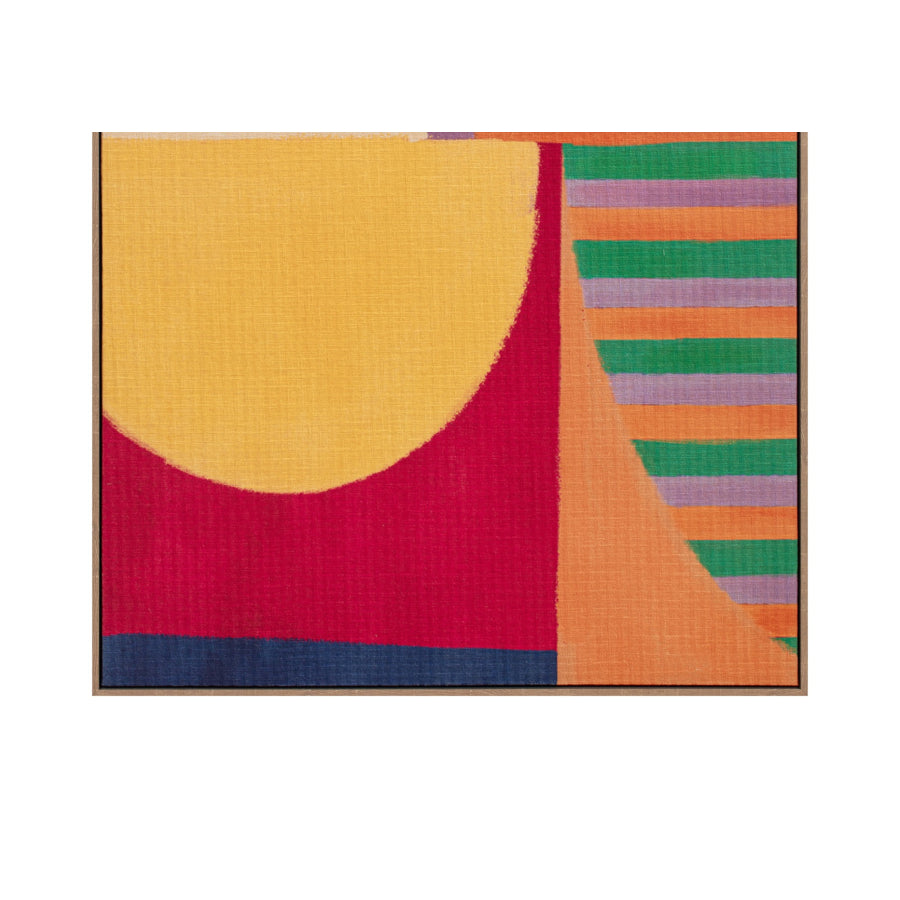 TABLEAU FORMES AVEC CADRE - MULTICOULEUR