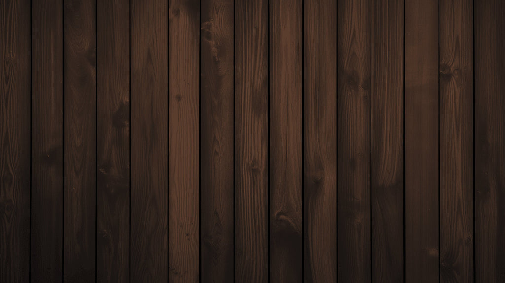Wood panel wall mural creating warmth in contemporary home office setting
