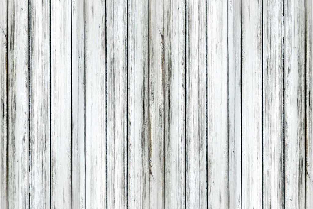 Distressed white planks wallpaper design file showing detailed wood grain pattern and texture