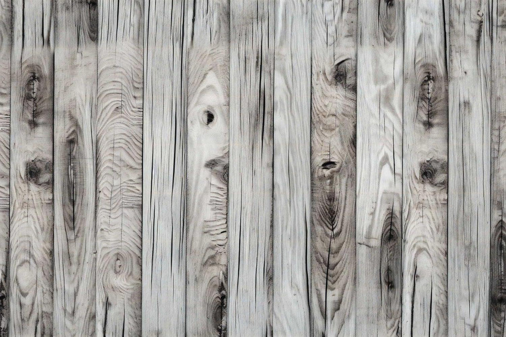 Grey wood plank wallpaper design file showing detailed grain patterns and weathered texture
