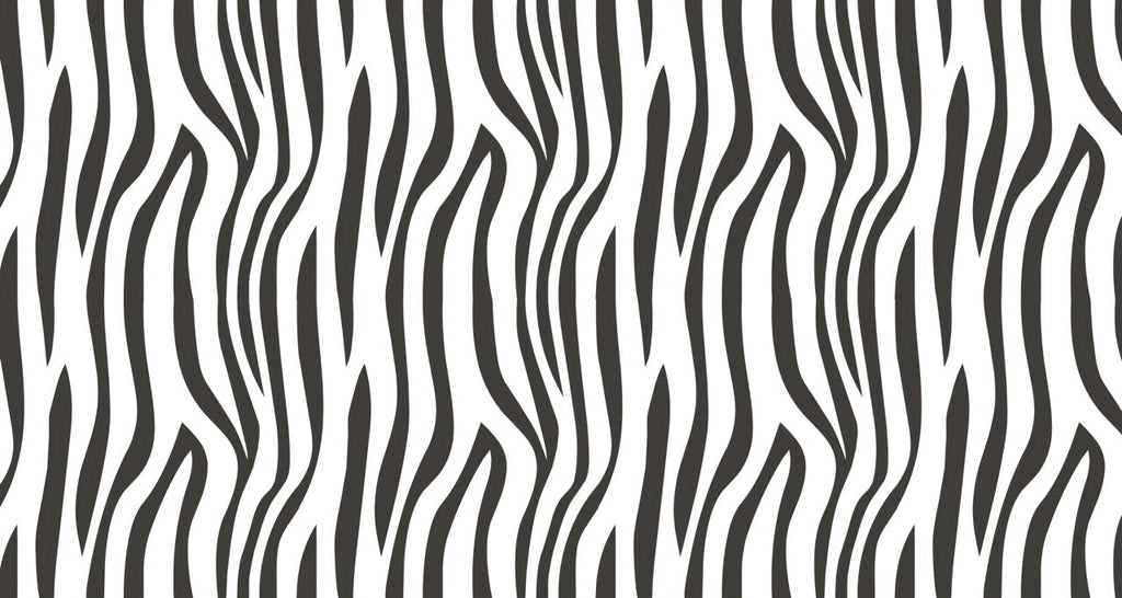 Zebra pattern wallpaper design file showing detailed black and white stripes pattern