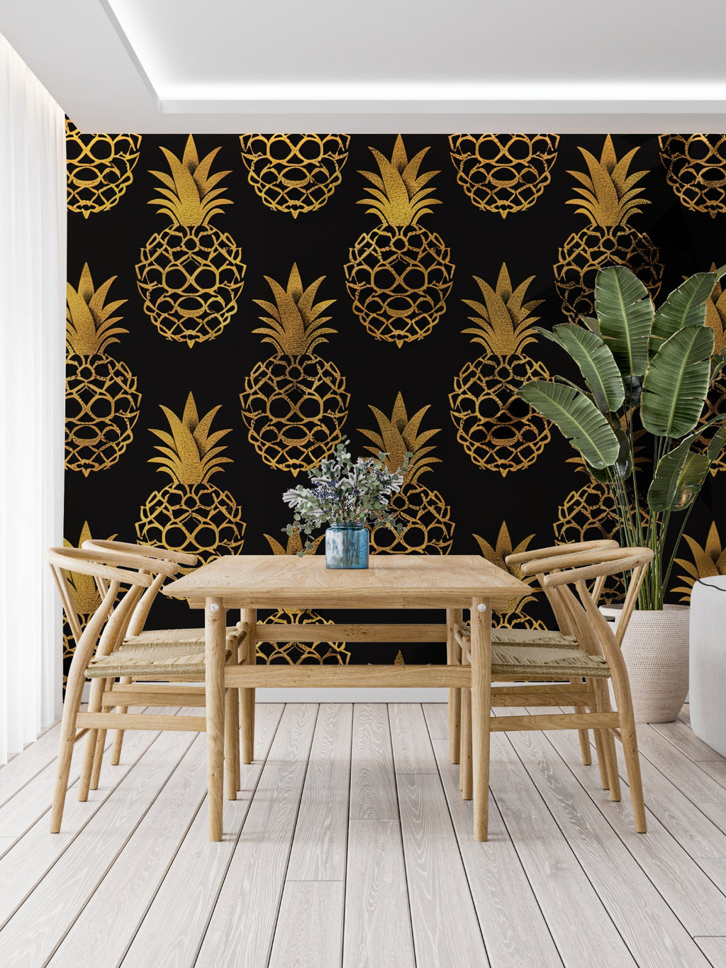 Yoga studio featuring sand and sea zen garden wall mural